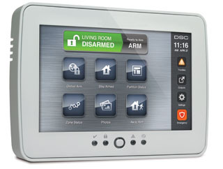 Security System TouchScreen Keypad PTK 5507 | DSC PowerSeries Security
