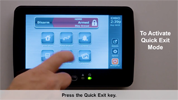Power Series Neo Touchscreen - How to Set Quick Exit Tutorial - DSC
