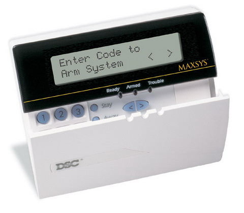 USED DSC Maxsys LCD-4501Z Programmable Security Keypad 