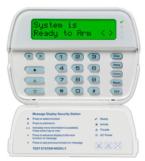 DSC Tyco Maxsys Programmable-message LCD Keypad LCD4501 for sale online 